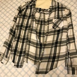 Black and white flannel